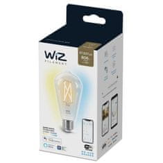 Philips LED Žárovka WiZ Tunable White Filament 8718699787172 E27 ST64 6,7-60W 806lm 2700-6500K, stmívatelná