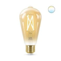 Philips LED Žárovka WiZ Tunable White Filament Amber 8718699787233 E27 ST64 6,7-50W 640lm 2000-5000K, stmívatelná