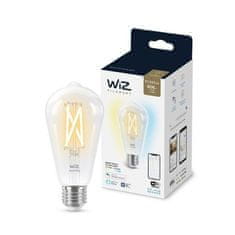 Philips LED Žárovka WiZ Tunable White Filament 8718699787172 E27 ST64 6,7-60W 806lm 2700-6500K, stmívatelná