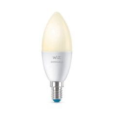 Philips LED Žárovka WiZ Dimmable 8718699786212 E14 C37 4,9-40W 470lm 2700K, stmívatelná