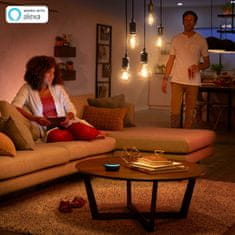 Philips Hue Bluetooth LED White žárovka Filament E27 G93 7W 550lm 2100K