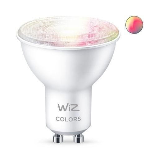 WiZ LED Žárovka WiZ Colors 8718699787134 GU10 PAR16 4,9-50W 345lm 2200-6500K, RGB 16 mil. barev, stmívatelná