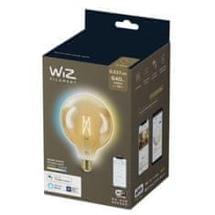 WiZ LED Žárovka WiZ Tunable White Filament Amber 8718699786816 E27 G125 6,7-50W 640lm 2000-5000K, stmívatelná