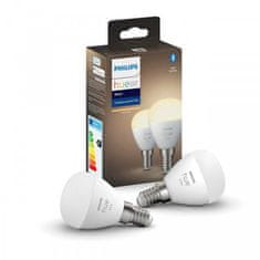 Philips Hue LED White Bluetooth žárovka E14 kapka set 2ks 8719514356771 2x5,7W 2x470lm 2700K P45 IP20