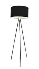 AZZARDO Stojací lampa AZzardo Finn white AZ1039 E27 1x60W IP20 45cm černá