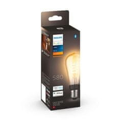 Philips Philips HUE white LED Filament žárovka E27 ST64 7W 550lm 2100K IP20, stmívatelná