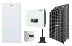 VS ELEKTRO Solární sestava HYD 10KTL-3PH 10 kW BDU+AKU: 15kWh, Počet FVP: 22x460 Wp / 10,1 kWp, Rozvaděč: DC rozvaděč pro 2 stringy