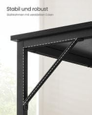 Artenat Pracovní stůl Berserk, 100 cm, černá