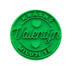Vykrojto Valentýn 1 | razítko na těsto | 6 cm