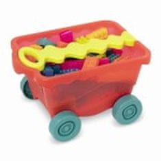 B.toys Little BlocWagon - kočárek WAGONIK s kostkami