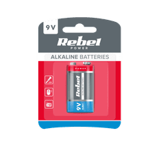 shumee Alkalické baterie REBEL 9V 6LR61