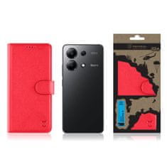 Tactical Knížkové pouzdro Field Notes pro Xiaomi Redmi Note 13 5G červené