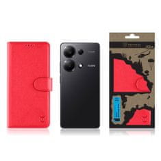 Tactical Knížkové pouzdro Field Notes na Xiaomi Redmi Note 13 Pro 5G červené