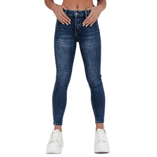 Dstreet Dámské džínové kalhoty LACOY modré uy1917