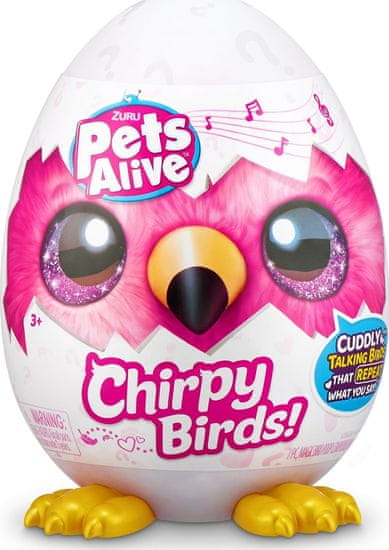 Zuru Pets Alive: Můj ptáček se zvuky 1ks (mix)