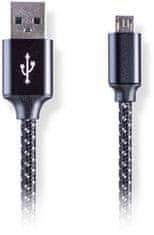 AQ Premium PC64010 microUSB USB 2.0 2,4A, délka 1m