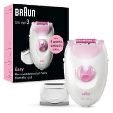 Braun epilátor Silk-épil 3-031 Růžový