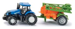 SIKU SIKU Super - Traktor s přívěsem na rozprašování hnojiva