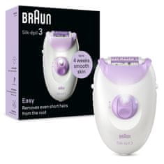 Braun epilátor Silk-épil 3-000 Fialový