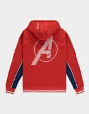 CurePink Pánská mikina Marvel: Avengers Game (XL) červený polyester