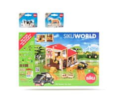 SIKU SIKU World - farma, 2 koně a 2 krávy