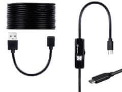 Tracer Endoskopická kamera HardWire 5M 7MM LED USB (USB-C)