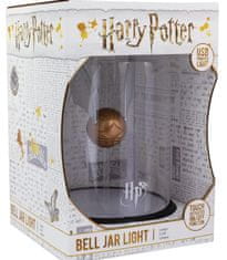 CurePink Stolní dekorativní lampa Harry Potter: Golden Snitch - Zlatonka (výška 20 cm)