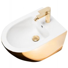 REA Carlo Mini bidet zlatá/bílá REA-C2288 - Rea