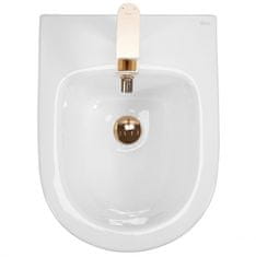 REA Carlo Mini bidet bílá/zlatá REA-C6990 - Rea