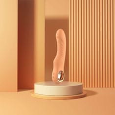 Dreamtoys Glam Flexible Ribbed Vibe (Orange), žebrovaný vibrátor vaginální