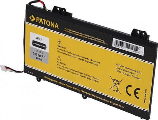 PATONA baterie pro ntb HP Pavilion 14-AL 3600mAh Li-Pol 11,55V SE03, SE03XL