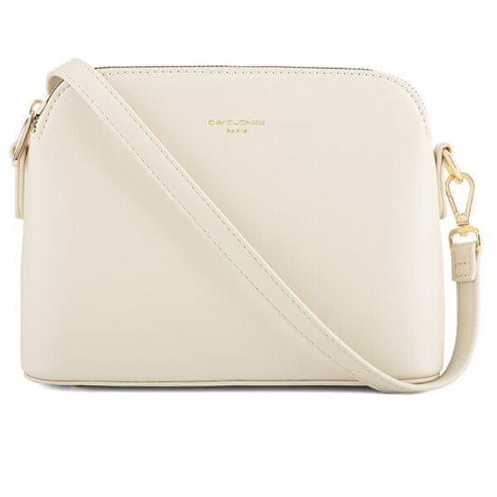 David Jones Dámská crossbody kabelka CM6938 Creamy White