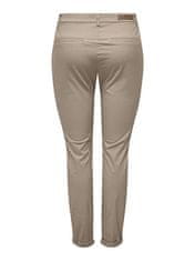 ONLY Dámské kalhoty ONLPARIS Slim Fit 15200641 Silver Mink (Velikost 34/32)