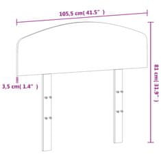 Vidaxl Čelo postele 100 cm masivní borové dřevo