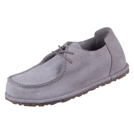 Birkenstock boty Birkenstock utti krajka velrybí šedá semišová kůže 1027312