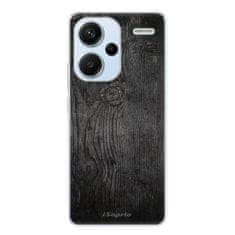 iSaprio Silikonové pouzdro - Black Wood 13 pro Xiaomi Redmi Note 13 Pro+ 5G