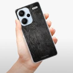 iSaprio Silikonové pouzdro - Black Wood 13 pro Xiaomi Redmi Note 13 Pro+ 5G