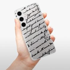 iSaprio Silikonové pouzdro - Handwriting 01 - black pro Samsung Galaxy S24