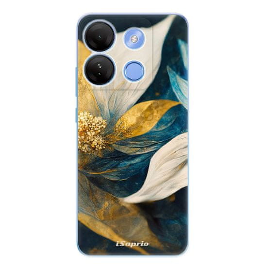 iSaprio Silikonové pouzdro - Gold Petals pro Infinix Smart 7