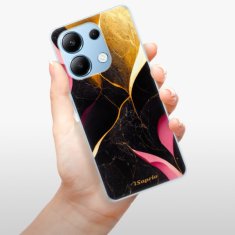 iSaprio Silikonové pouzdro - Gold Pink Marble pro Xiaomi Redmi Note 13