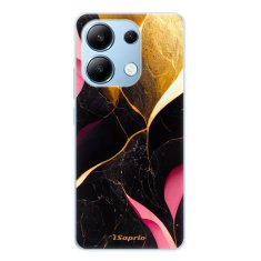 iSaprio Silikonové pouzdro - Gold Pink Marble pro Xiaomi Redmi Note 13