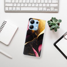 iSaprio Silikonové pouzdro - Gold Pink Marble pro Xiaomi Redmi Note 13