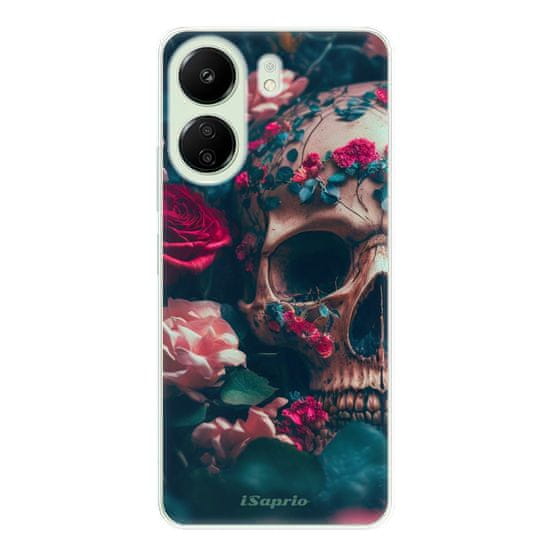 iSaprio Silikonové pouzdro - Skull in Roses pro Xiaomi Redmi 13C