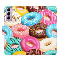 iSaprio Flipové pouzdro - Donuts Pattern 02 pro Samsung Galaxy S22 5G