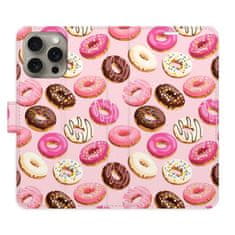 iSaprio Flipové pouzdro - Donuts Pattern 03 pro Apple iPhone 15 Pro Max