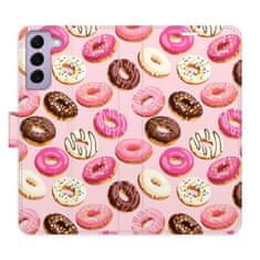 iSaprio Flipové pouzdro - Donuts Pattern 03 pro Samsung Galaxy S22 5G