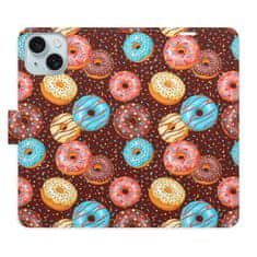 iSaprio Flipové pouzdro - Donuts Pattern pro Apple iPhone 15