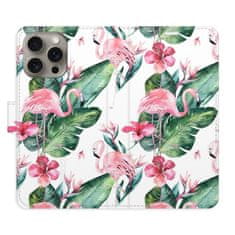 iSaprio Flipové pouzdro - Flamingos Pattern pro Apple iPhone 15 Pro Max