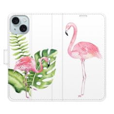 iSaprio Flipové pouzdro - Flamingos pro Apple iPhone 15 Plus