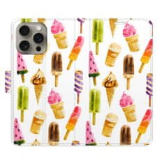 iSaprio Flipové pouzdro - Ice Cream Pattern pro Apple iPhone 15 Pro Max